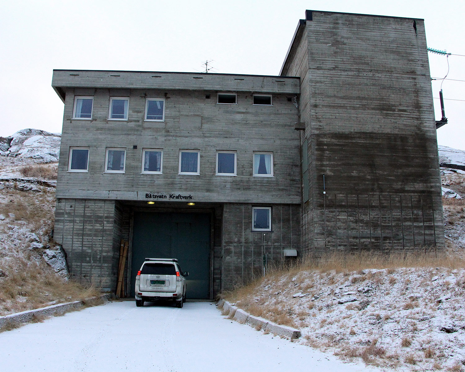 Båtsvatn power plant reception building