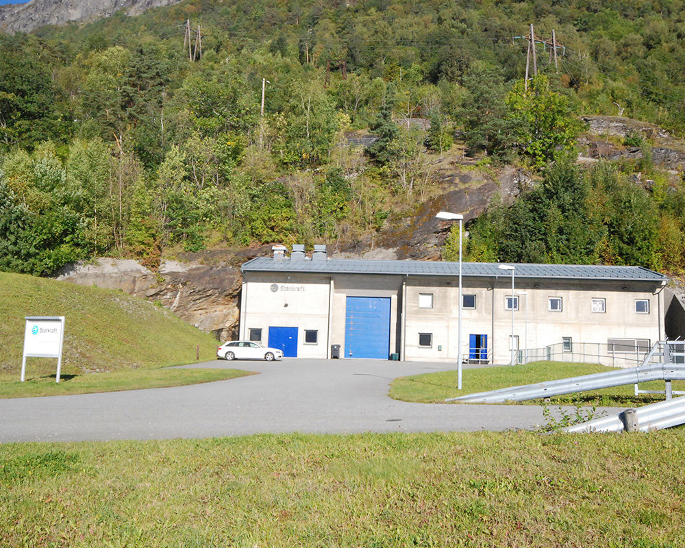 Bjølvo power plant is located at Ålvik in Kvam Municipality in Vestland County.
