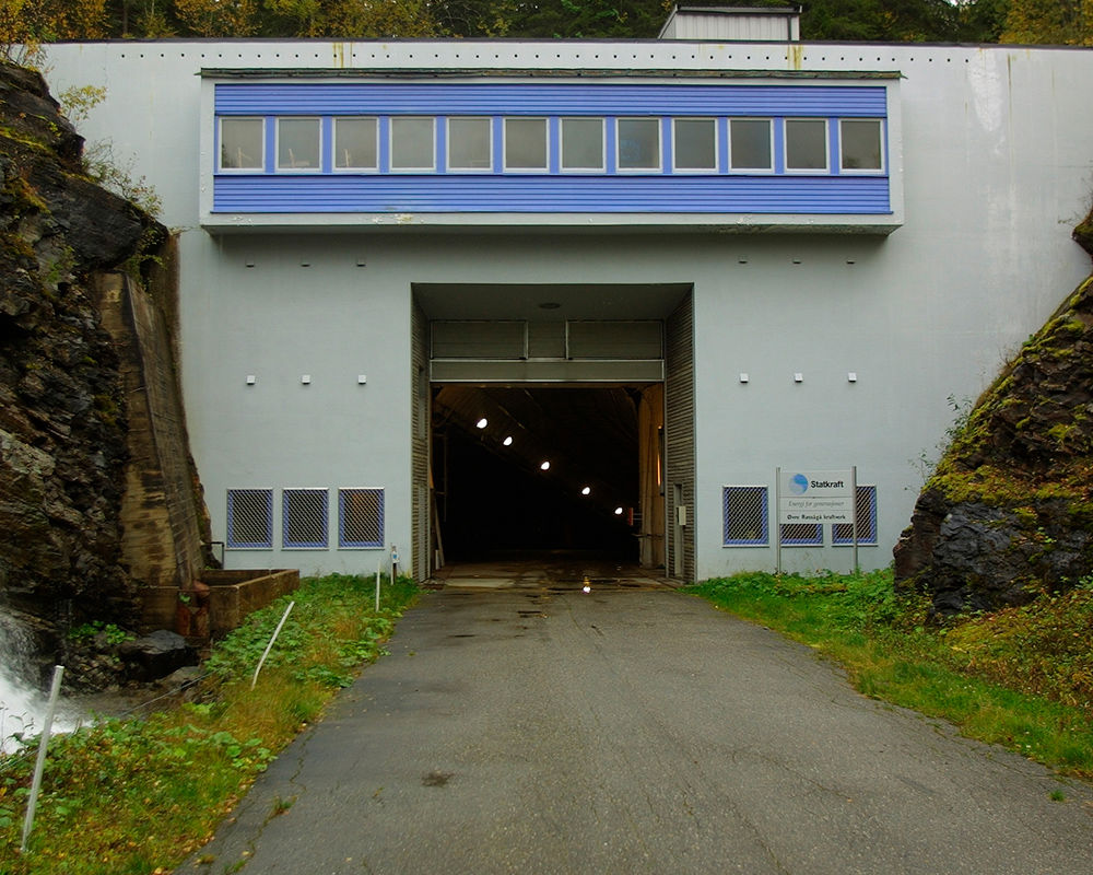 Øvre Røssåga power plant entry portal