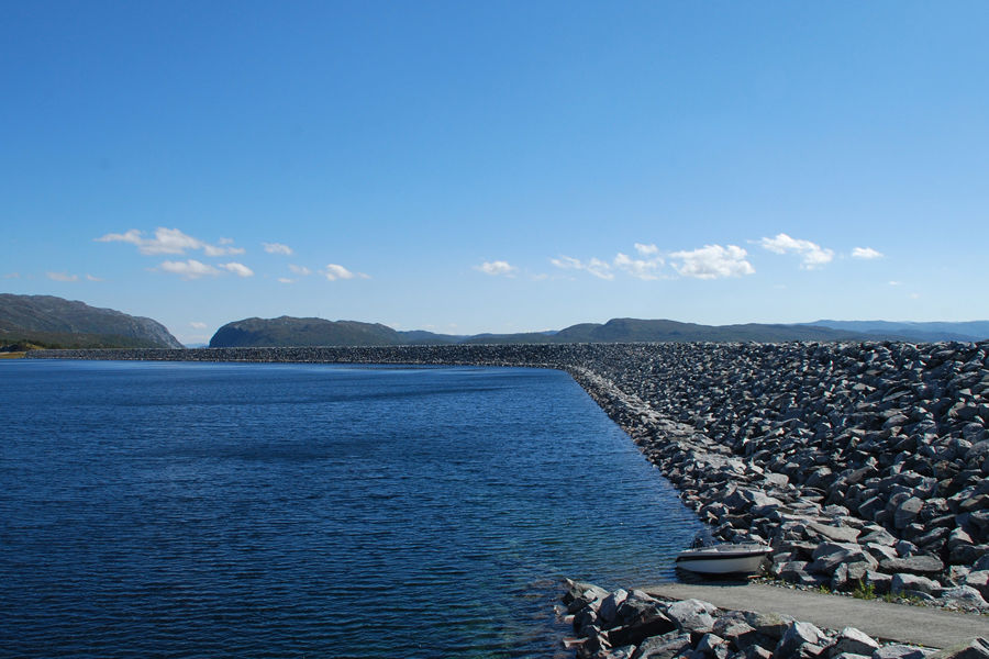 Upstream view of Songa dam