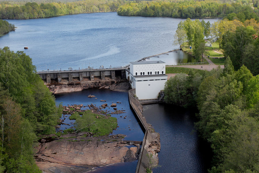 Majenfors nya hydropower plant