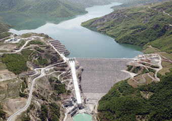 Dam and reservoir